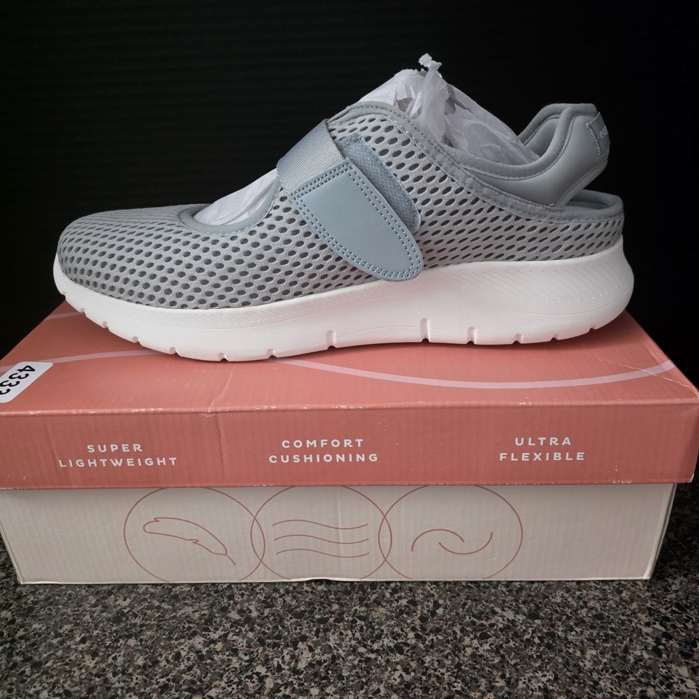 Easy Spirit Pheba Women's Mary Jane Mule Walking Shoes Gray Mesh Comfort 12M